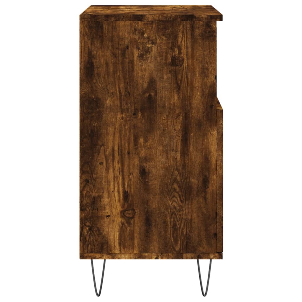 vidaXL Sideboards 3 Stk. Räuchereiche Holzwerkstoff