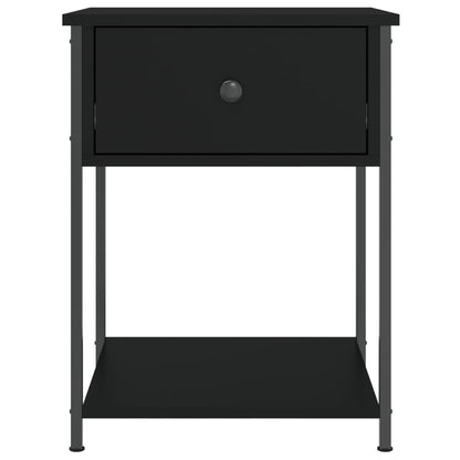 vidaXL Nachttisch Schwarz 44x45x58 cm Holzwerkstoff