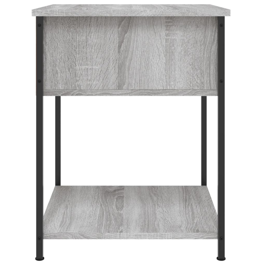 vidaXL Nachttisch Grau Sonoma 44x45x58 cm Holzwerkstoff