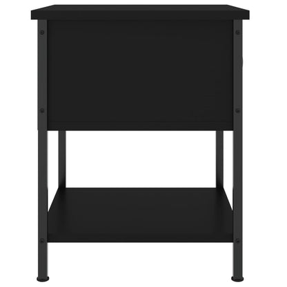 vidaXL Nachttische 2 Stk. Schwarz 34x35,5x45 cm Holzwerkstoff