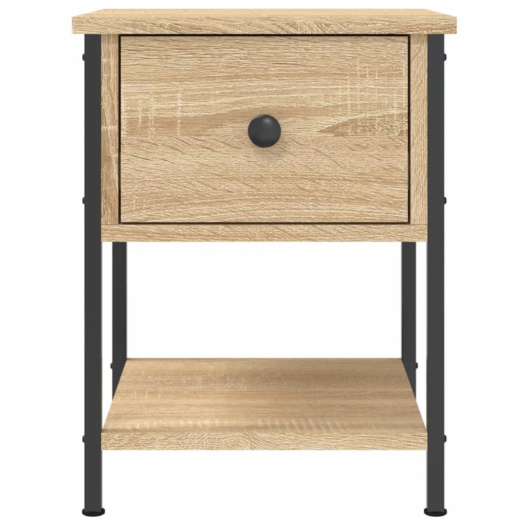 vidaXL Nachttisch Sonoma-Eiche 34x35,5x45 cm Holzwerkstoff
