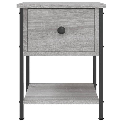 vidaXL Nachttische 2 Stk. Grau Sonoma 34x35,5x45 cm Holzwerkstoff