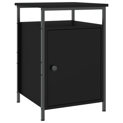 vidaXL Nachttisch Schwarz 40x42x60 cm Holzwerkstoff