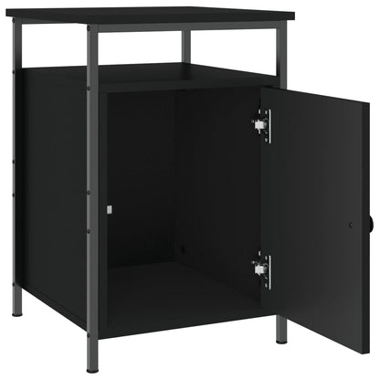 vidaXL Nachttisch Schwarz 40x42x60 cm Holzwerkstoff