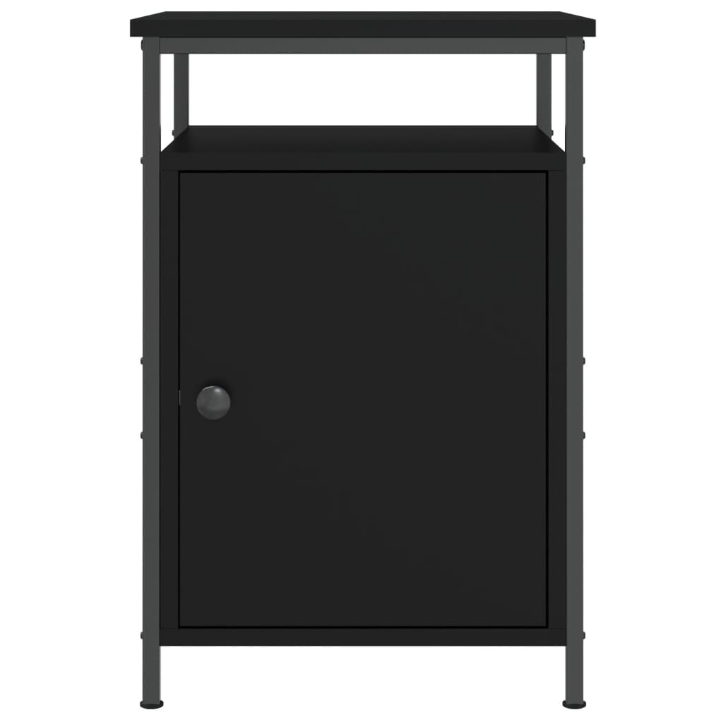 vidaXL Nachttisch Schwarz 40x42x60 cm Holzwerkstoff