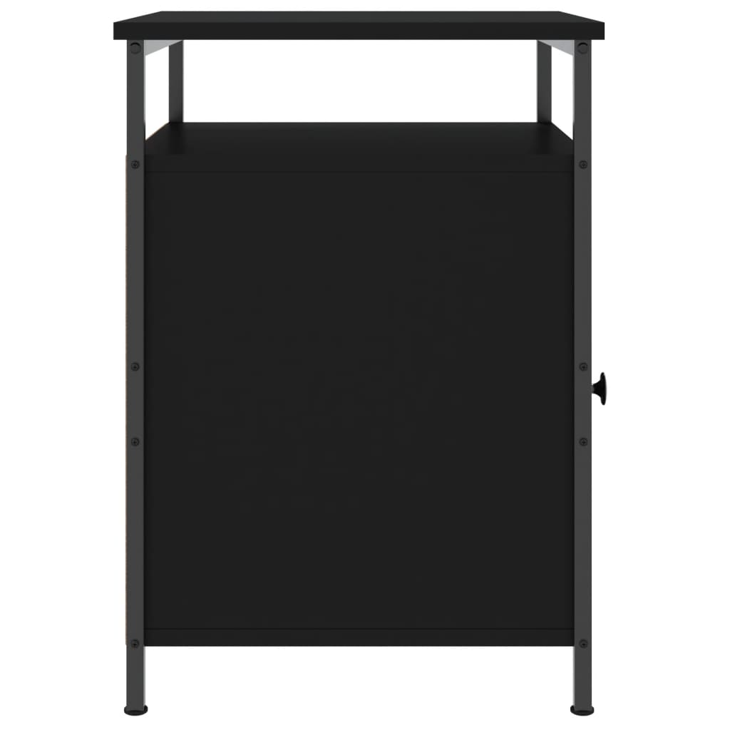 vidaXL Nachttisch Schwarz 40x42x60 cm Holzwerkstoff