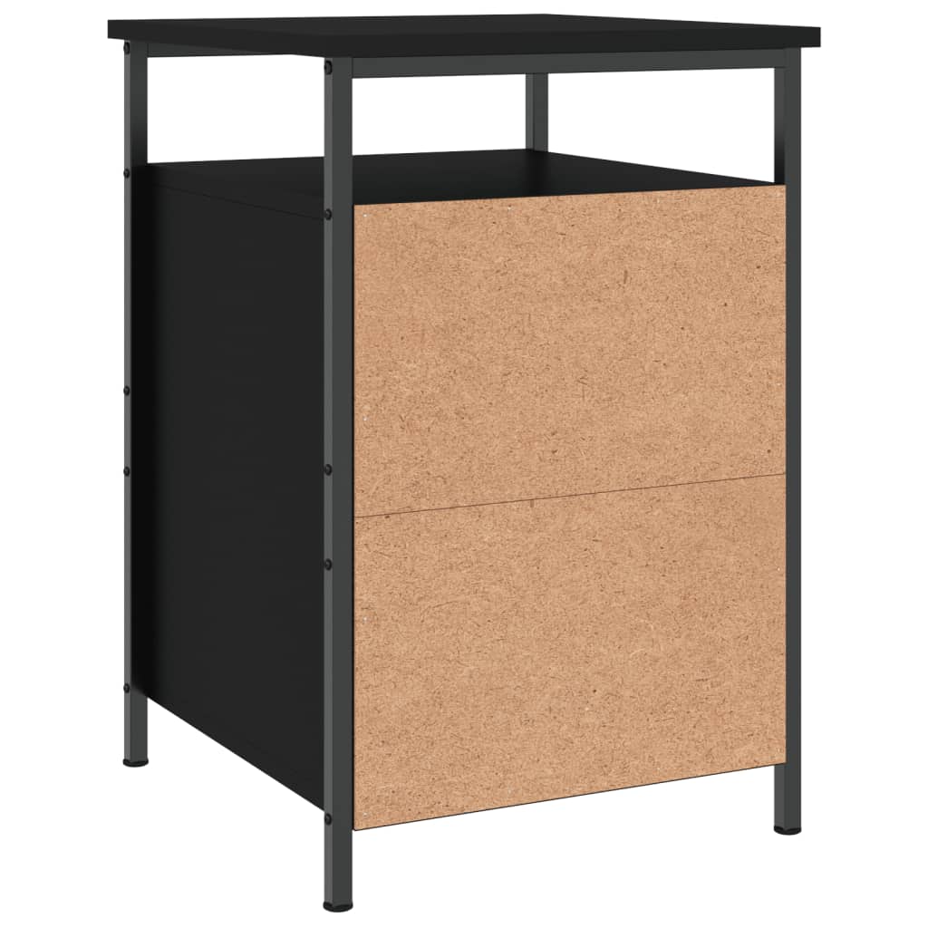 vidaXL Nachttisch Schwarz 40x42x60 cm Holzwerkstoff