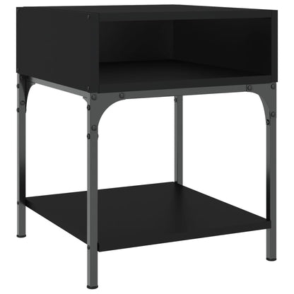 vidaXL Nachttisch Schwarz 40x41x50 cm Holzwerkstoff