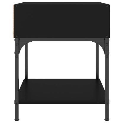 vidaXL Nachttisch Schwarz 40x41x50 cm Holzwerkstoff