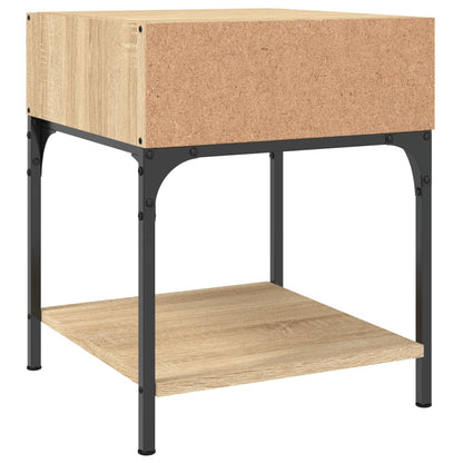 vidaXL Nachttisch Sonoma-Eiche 40x41x50 cm Holzwerkstoff