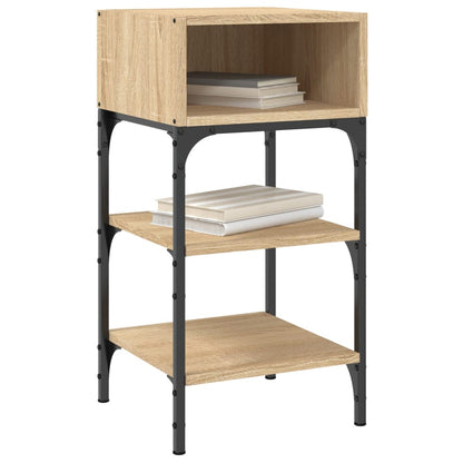 vidaXL Nachttisch Sonoma-Eiche 35x34,5x70 cm Holzwerkstoff
