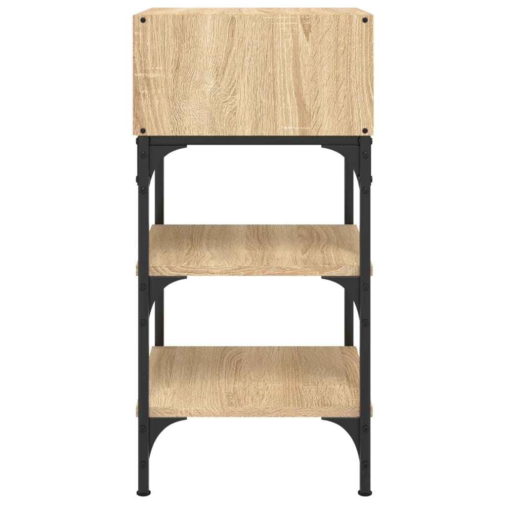 vidaXL Nachttisch Sonoma-Eiche 35x34,5x70 cm Holzwerkstoff