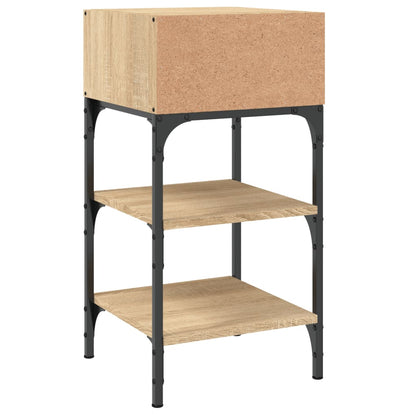 vidaXL Nachttisch Sonoma-Eiche 35x34,5x70 cm Holzwerkstoff