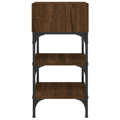 vidaXL Nachttisch Braun Eichen-Optik 35x34,5x70 cm Holzwerkstoff