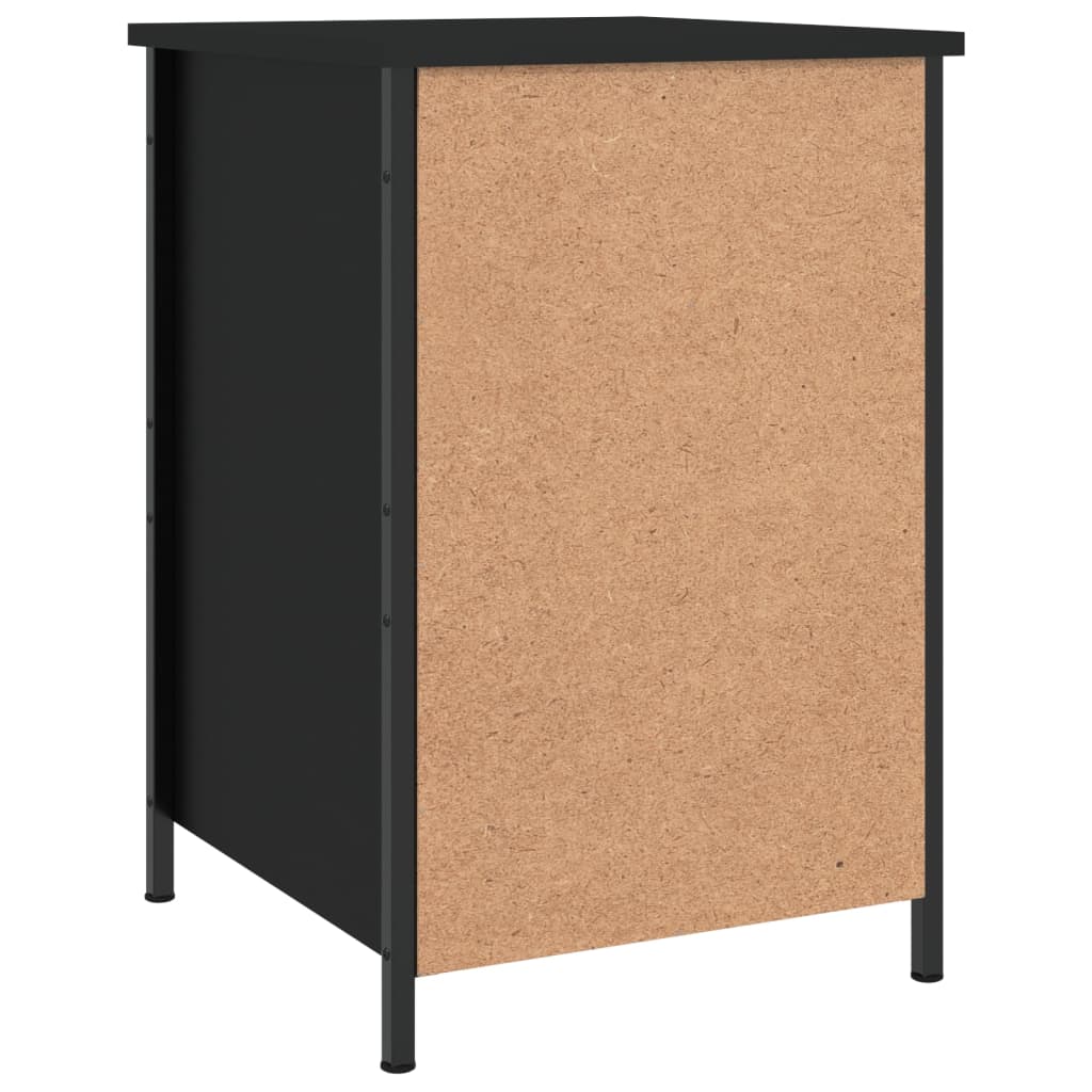 vidaXL Nachttisch Schwarz 40x42x60 cm Holzwerkstoff