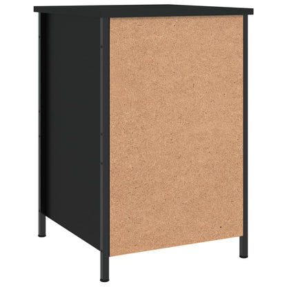 vidaXL Nachttisch Schwarz 40x42x60 cm Holzwerkstoff
