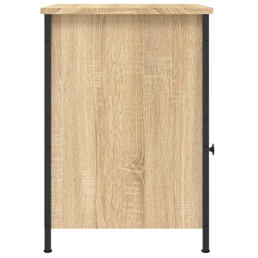 vidaXL Nachttische 2 Stk. Sonoma-Eiche 40x42x60 cm Holzwerkstoff