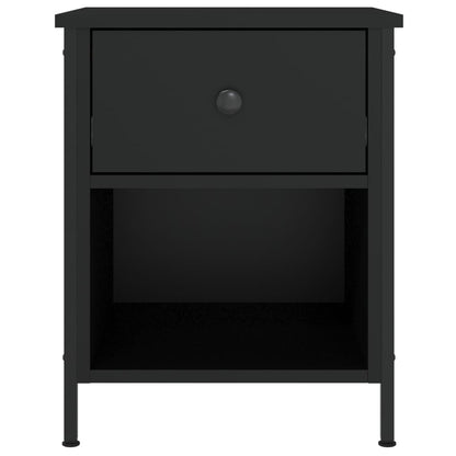 vidaXL Nachttisch Schwarz 40x42x50 cm Holzwerkstoff