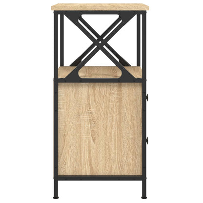 vidaXL Nachttisch Sonoma-Eiche 34x35,5x70 cm Holzwerkstoff