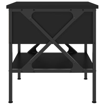 vidaXL Nachttisch Schwarz 40x42x45 cm Holzwerkstoff