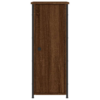 vidaXL Nachttische 2 Stk. Braun Eichen-Optik 32x42x80 cm Holzwerkstoff