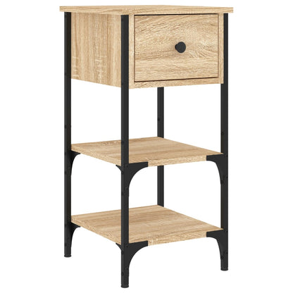 vidaXL Tables de chevet 2 pcs Chêne Sonoma 34x36x70 cm Bois d'ingénierie