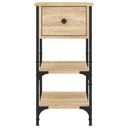 vidaXL Tables de chevet 2 pcs Chêne Sonoma 34x36x70 cm Bois d'ingénierie