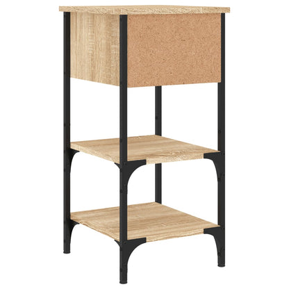 vidaXL Tables de chevet 2 pcs Chêne Sonoma 34x36x70 cm Bois d'ingénierie