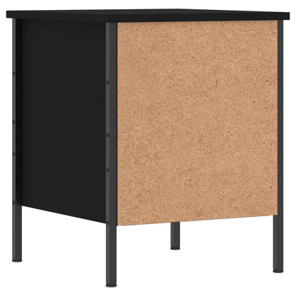 vidaXL Nachttisch Schwarz 40x42x50 cm Holzwerkstoff