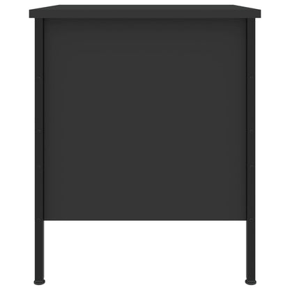 vidaXL Nachttische 2 Stk. Schwarz 40x42x50 cm Holzwerkstoff