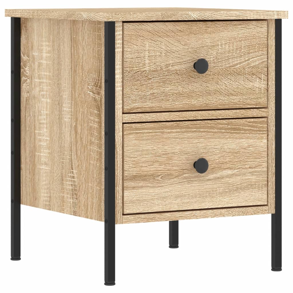 vidaXL Nachttisch Sonoma-Eiche 40x42x50 cm Holzwerkstoff