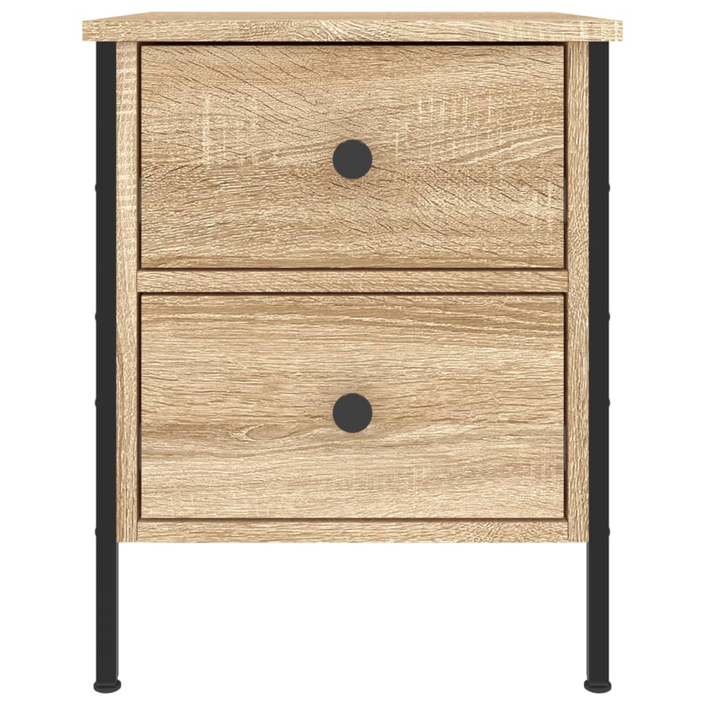 vidaXL Nachttisch Sonoma-Eiche 40x42x50 cm Holzwerkstoff