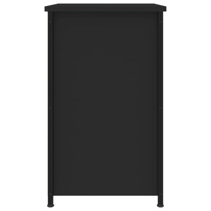 vidaXL Nachttische 2 Stk. Schwarz 40x36x60 cm Holzwerkstoff