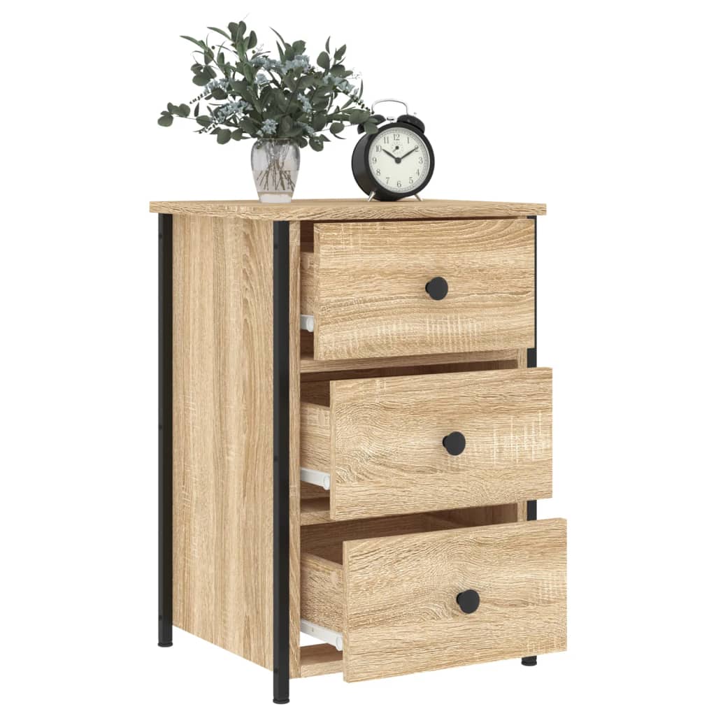 vidaXL Nachttisch Sonoma-Eiche 40x36x60 cm Holzwerkstoff