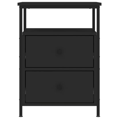 vidaXL Nachttisch Schwarz 44x45x60 cm Holzwerkstoff