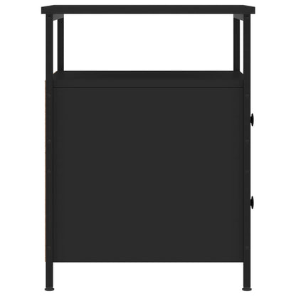 vidaXL Nachttisch Schwarz 44x45x60 cm Holzwerkstoff