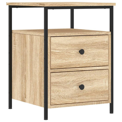 vidaXL Table de chevet chêne Sonoma 44x45x60 cm Bois d'ingénierie