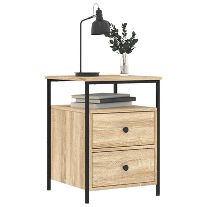 vidaXL Table de chevet chêne Sonoma 44x45x60 cm Bois d'ingénierie