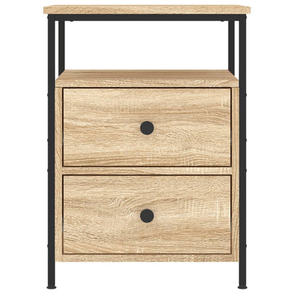 vidaXL Table de chevet chêne Sonoma 44x45x60 cm Bois d'ingénierie