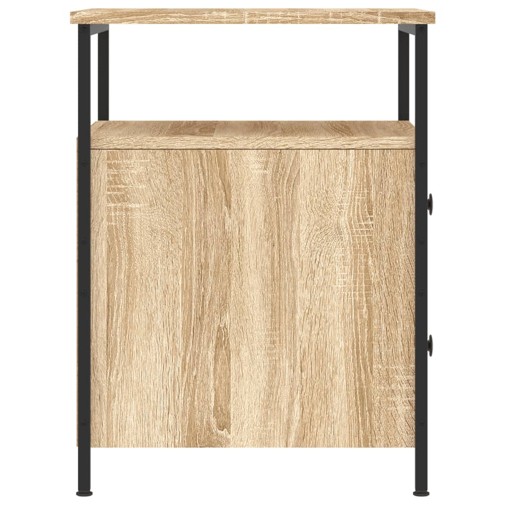 vidaXL Table de chevet chêne Sonoma 44x45x60 cm Bois d'ingénierie