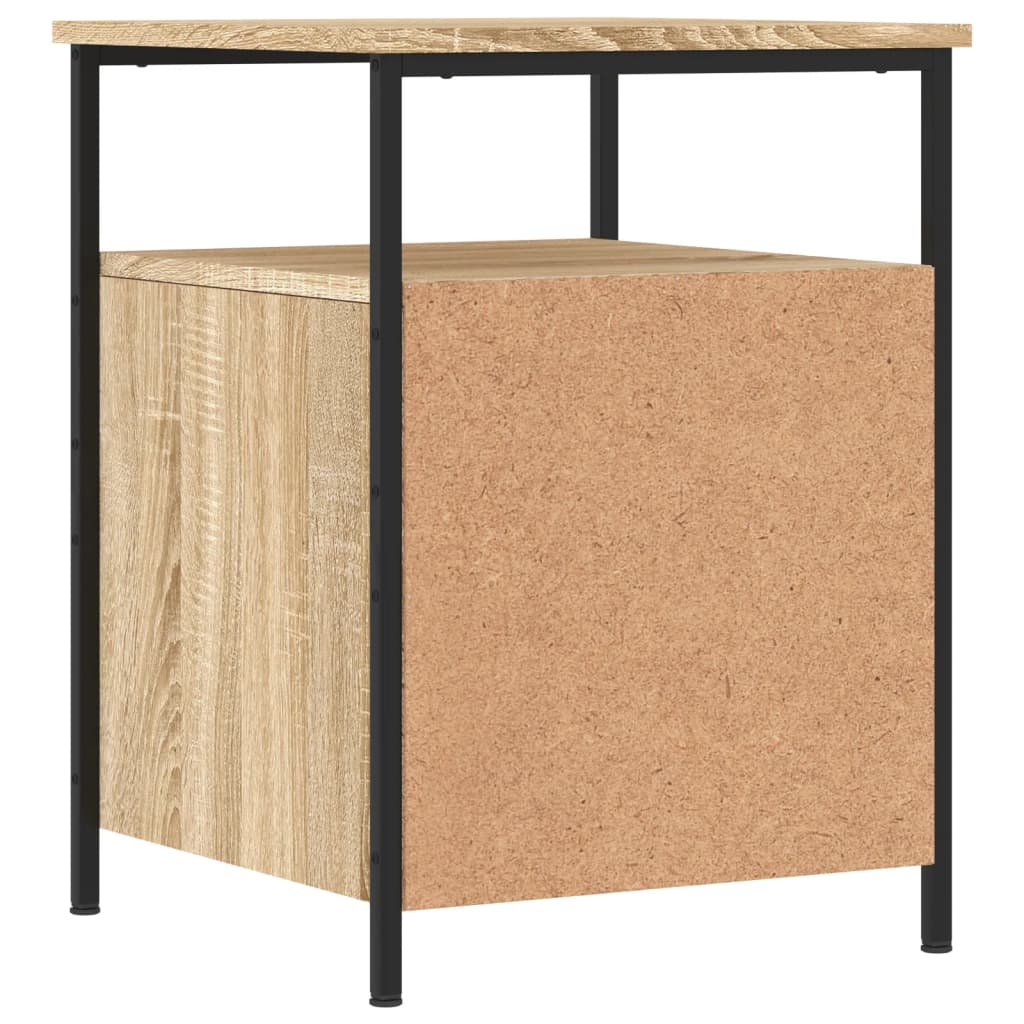 vidaXL Table de chevet chêne Sonoma 44x45x60 cm Bois d'ingénierie