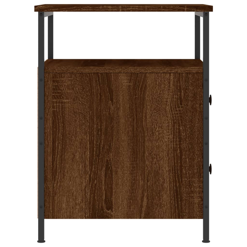 vidaXL Nachttisch Braun Eichen-Optik 44x45x60 cm Holzwerkstoff