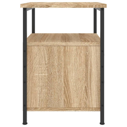 vidaXL Nachttische 2 Stk. Sonoma-Eiche 34x35,5x50 cm Holzwerkstoff