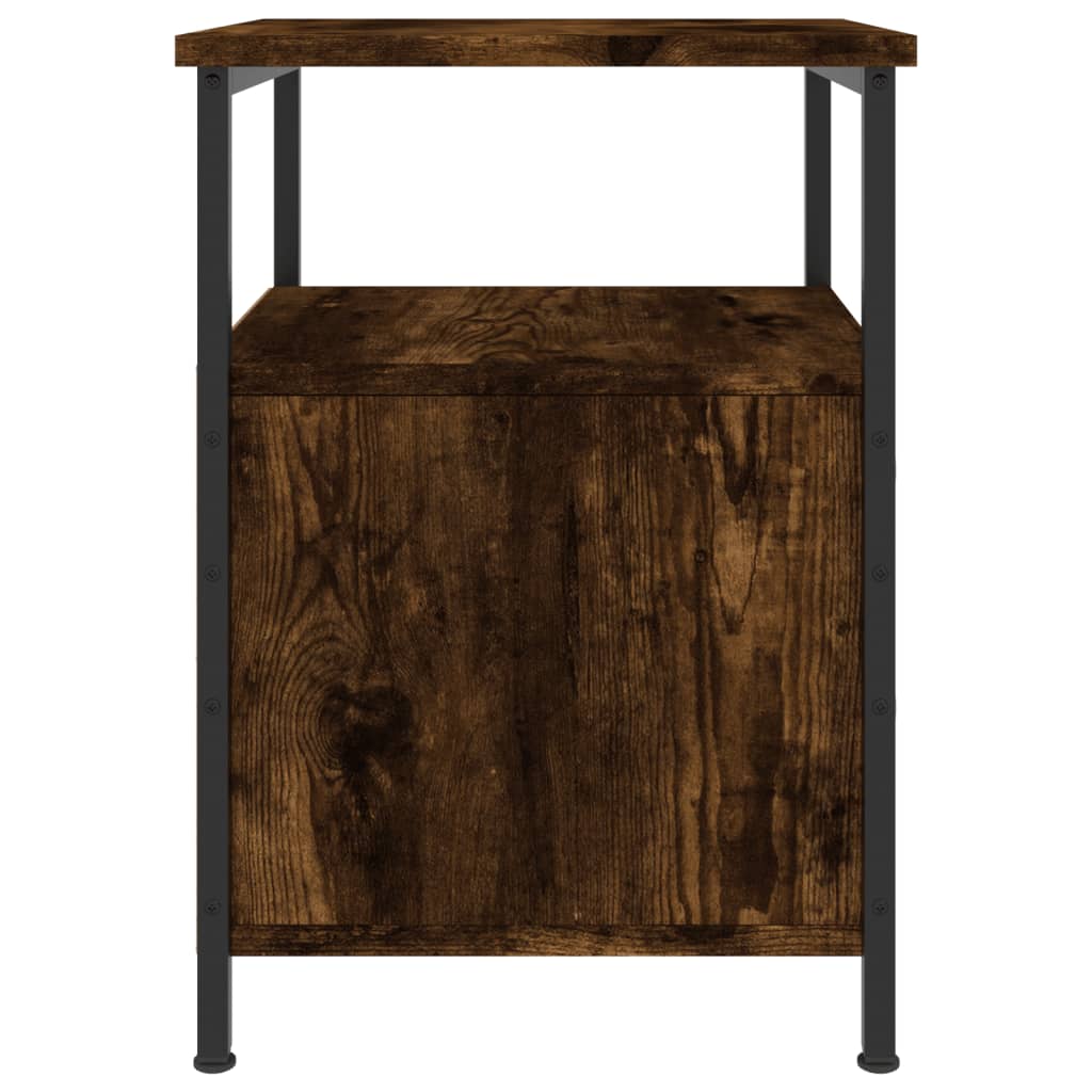 vidaXL Nachttisch Räuchereiche 34x35,5x50 cm Holzwerkstoff