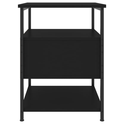 vidaXL Nachttisch Schwarz 40x42x56 cm Holzwerkstoff