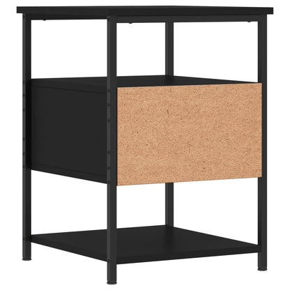 vidaXL Nachttisch Schwarz 40x42x56 cm Holzwerkstoff