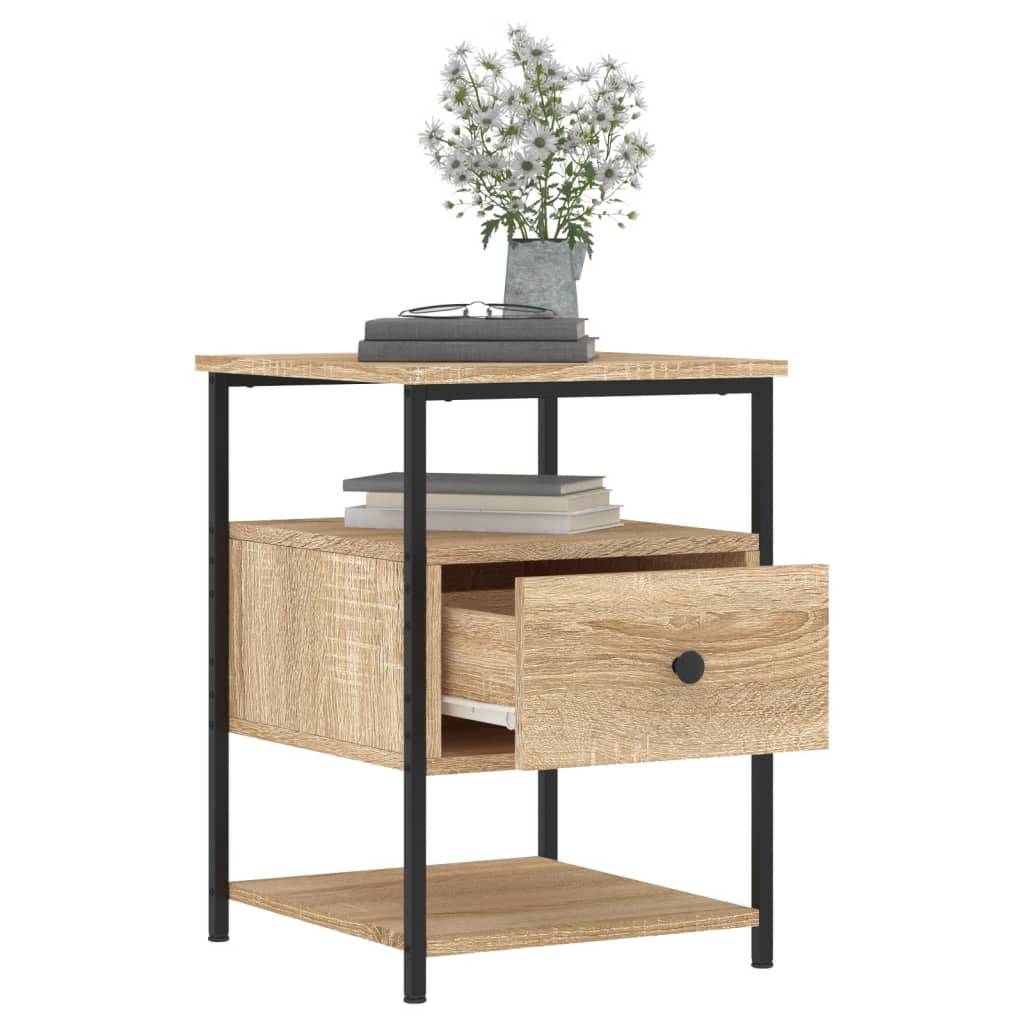 vidaXL Nachttisch Sonoma-Eiche 40x42x56 cm Holzwerkstoff
