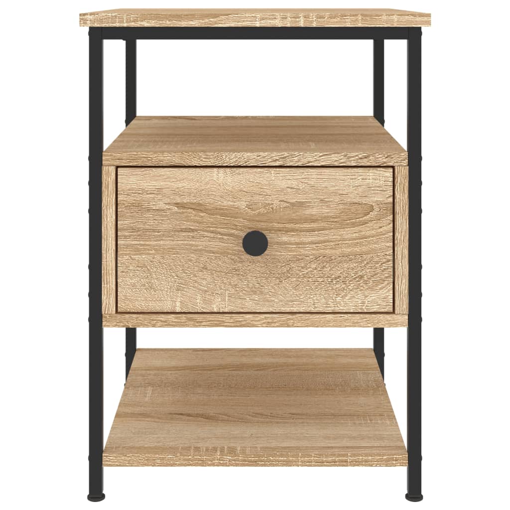 vidaXL Tables de chevet 2 pcs Chêne Sonoma 40x42x56 cm Bois d'ingénierie