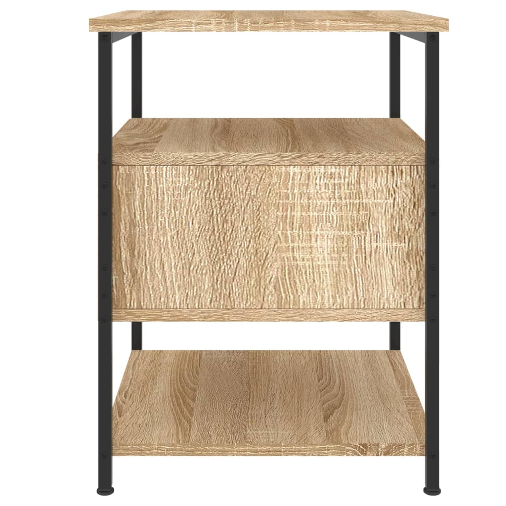 vidaXL Tables de chevet 2 pcs Chêne Sonoma 40x42x56 cm Bois d'ingénierie