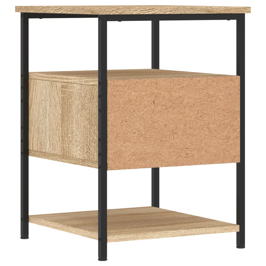 vidaXL Tables de chevet 2 pcs Chêne Sonoma 40x42x56 cm Bois d'ingénierie